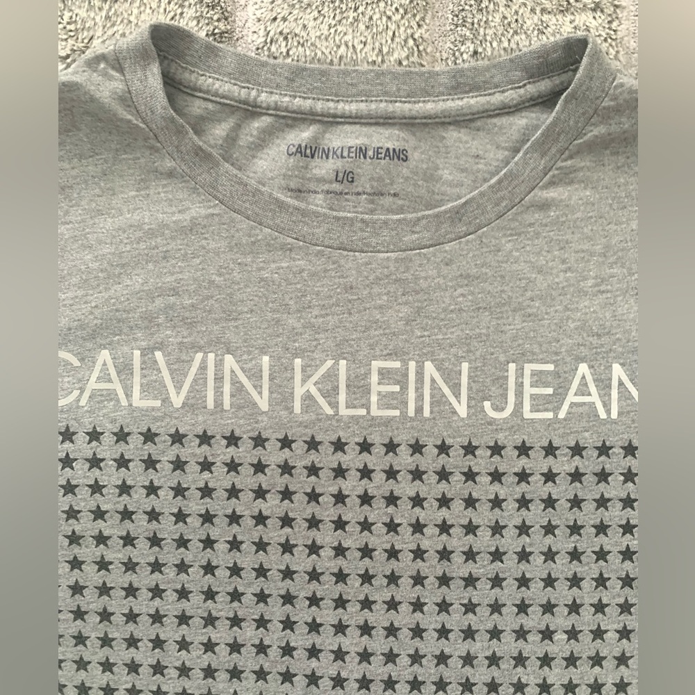 Calvin Klein Gray Men’s T-shirt - Picture 3 of 3